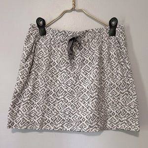 LOFT Knit Drawstring Mini Skirt